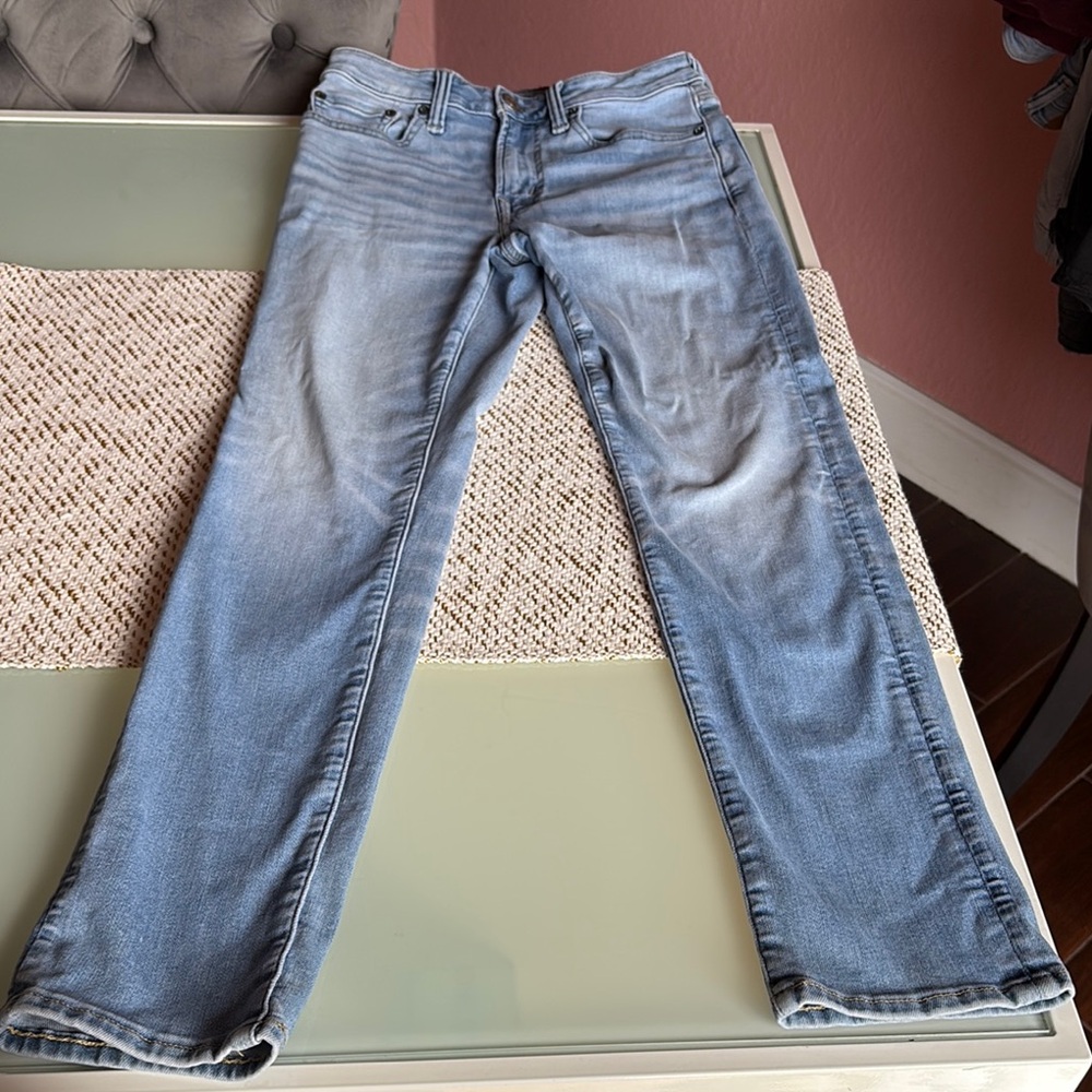 American Eagle Outfitters Light Blue Straight Jeans